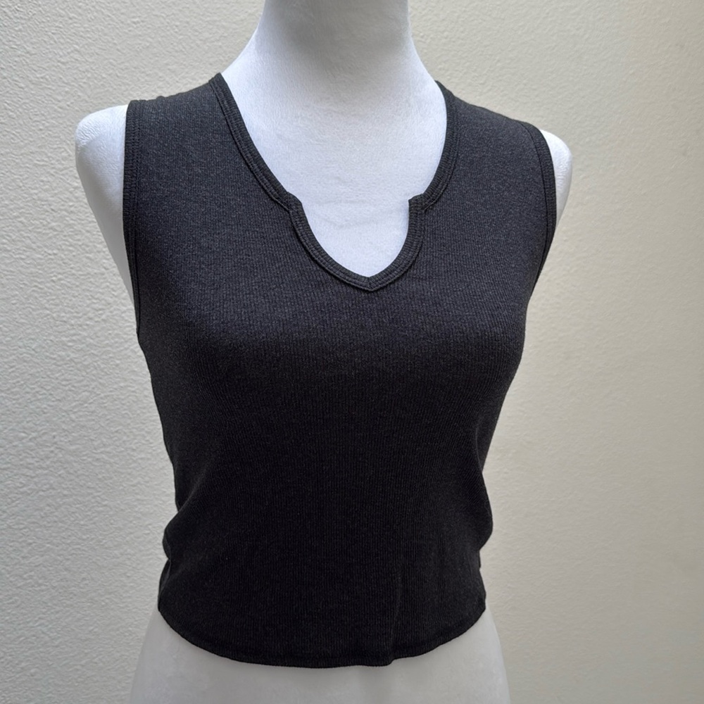 Gymshark heather v-neck tank